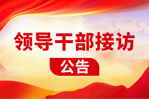 领导干部接访公告